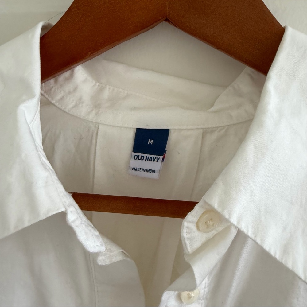 Gap White Oversized Dress Poplin Color - Picture 4 of 6
